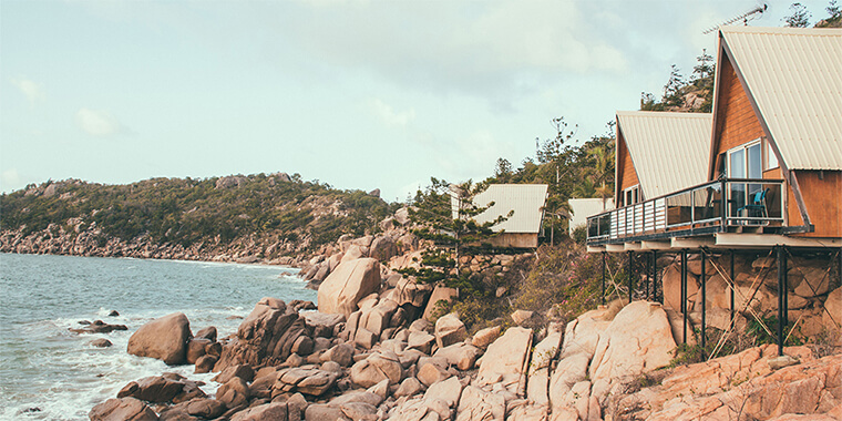 hostel overlooking ocean