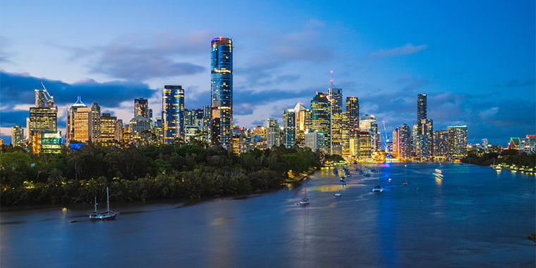 Photo of Brisbane skyline